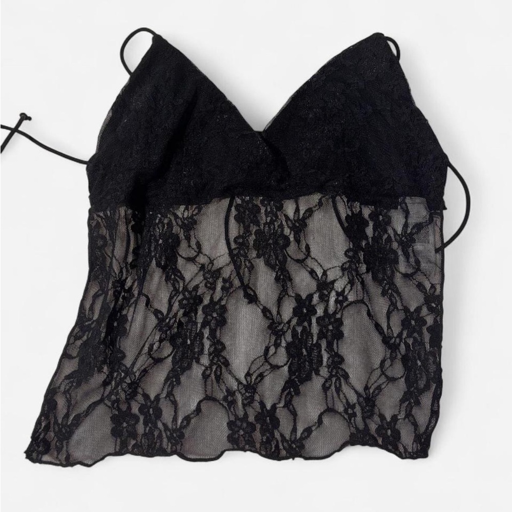 Elegant Black Lace Top